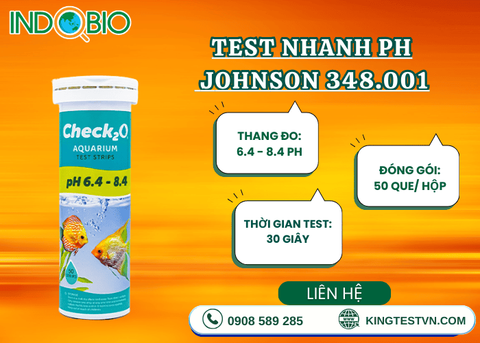 Vì sao nên chọn que đo pH Johnson 348.001 ?